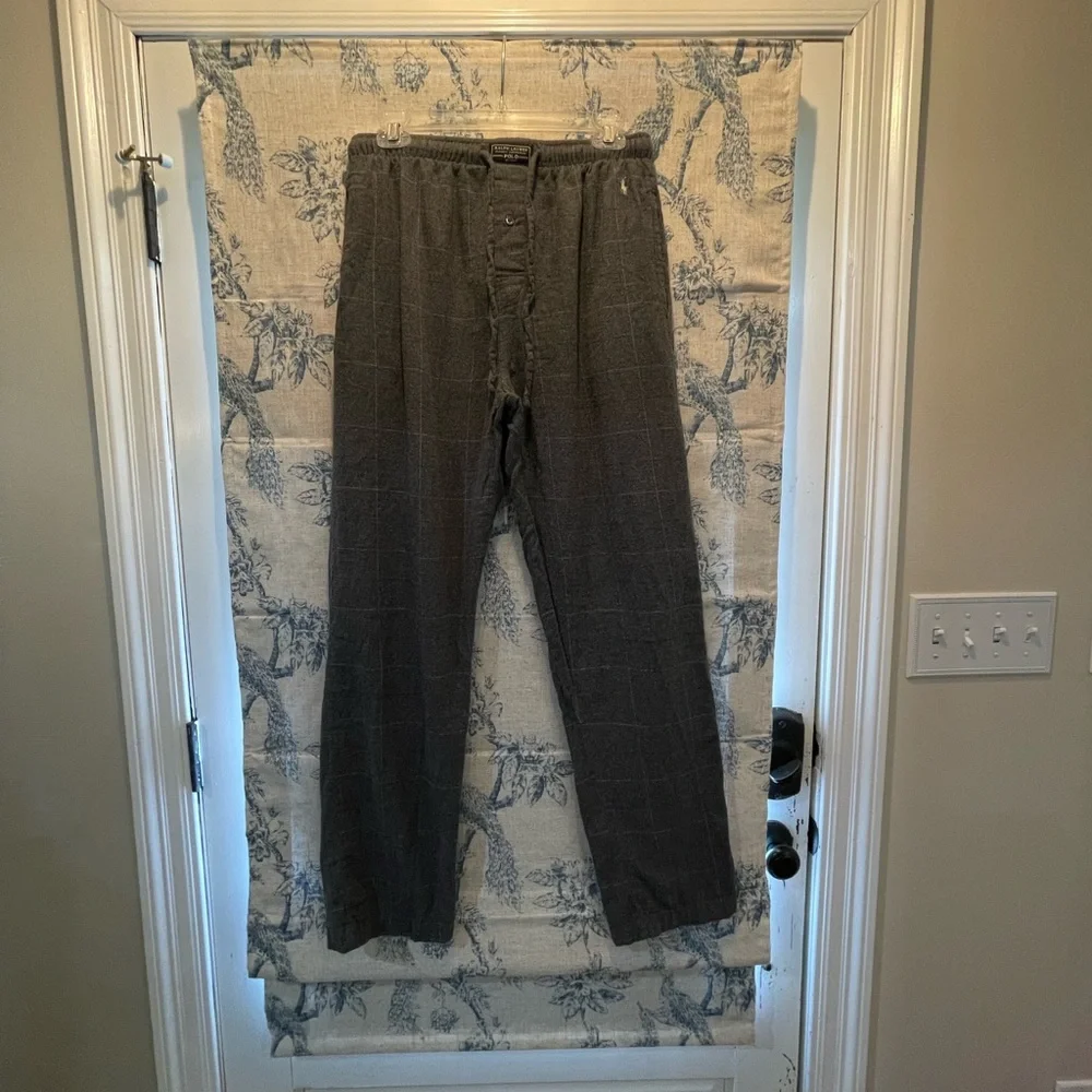 Ralph Lauren Gray Pajama Pants - Picture 1 of 4